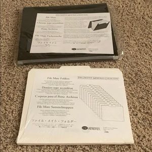 NWT Creative Memories File Mate +  Folders